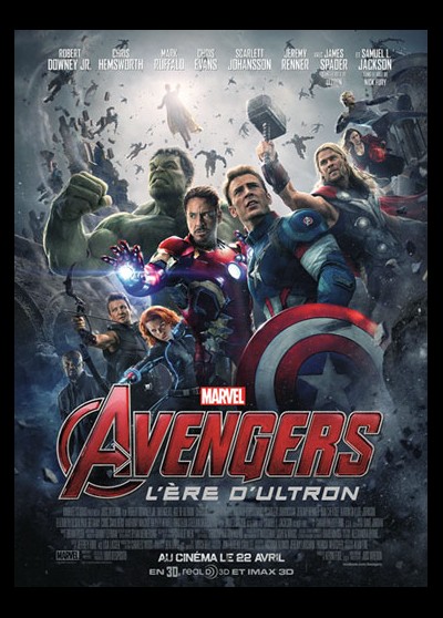 affiche du film AVENGERS L'ERE D'ULTRON