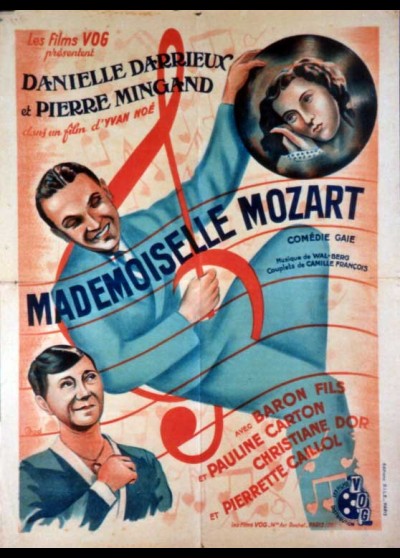 MADEMOISELLE MOZART movie poster