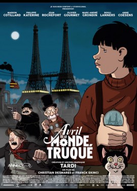 affiche du film AVRIL ET LE MONDE TRUQUE