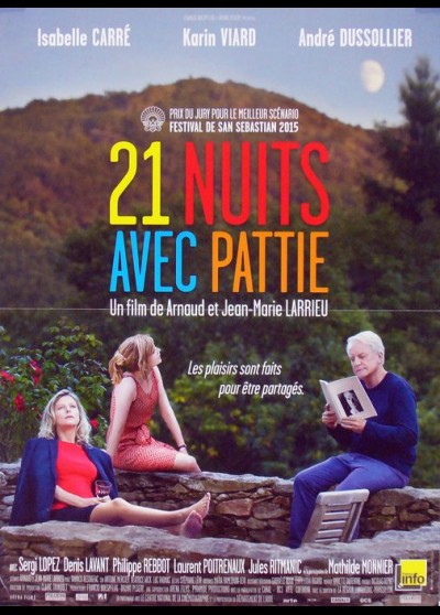 VINGT ET UNE NUITS AVEC PATTIE movie poster