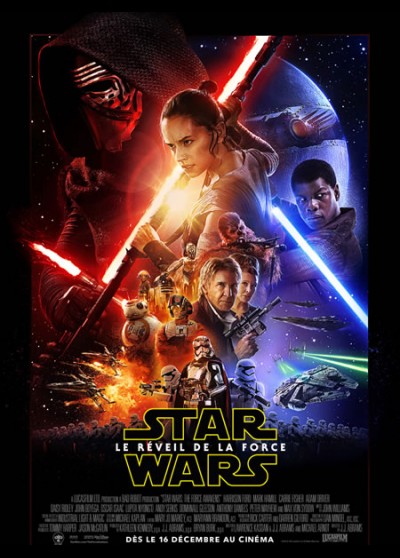 affiche du film STAR WARS 7 LE REVEIL DE LA FORCE