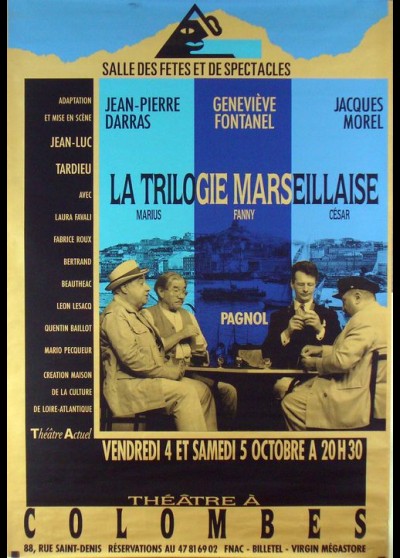 affiche du film TRILOGIE MARSEILLAISE (LA) MARIUS FANNY CESAR