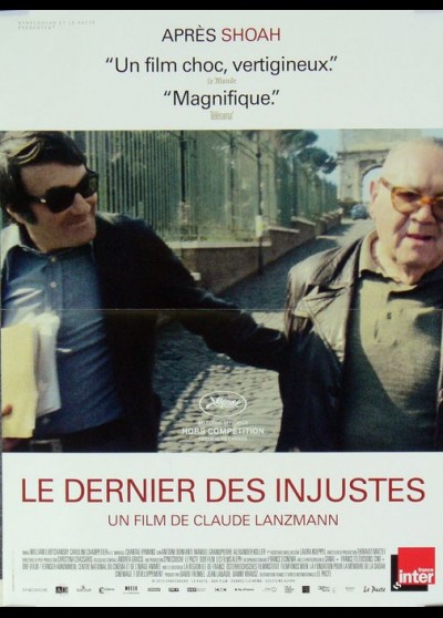 affiche du film DERNIER DES INJUSTES (LE)