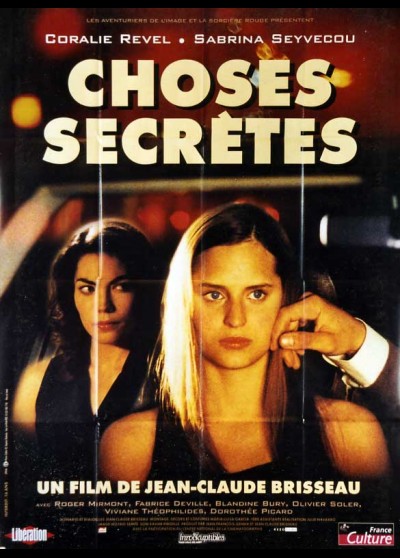 CHOSES SECRETES movie poster
