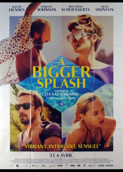 A BIGGER SPLASH movie poster