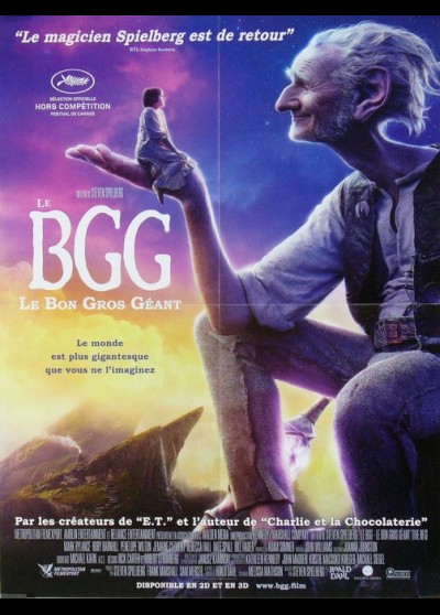 BFG THE BIG FRIENDLY GIANT movie poster