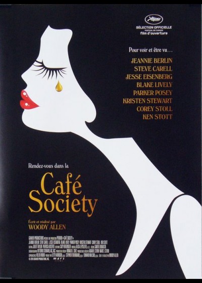 CAFE SOCIETY movie poster