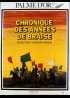 affiche du film CHRONIQUE DES ANNEES DE BRAISE