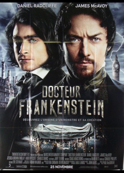 VICTOR FRANKENSTEIN movie poster
