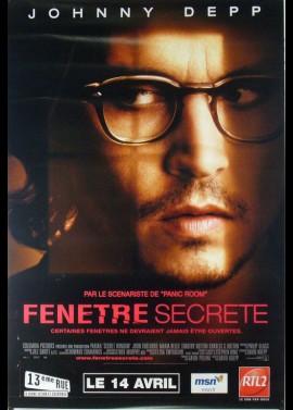 SECRET WINDOW movie poster