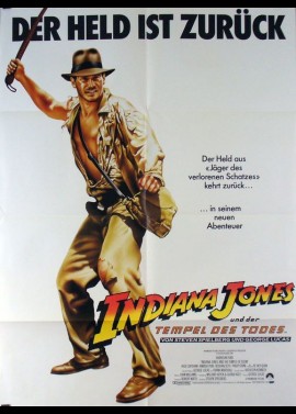 affiche du film INDIANA JONES ET LE TEMPLE MAUDIT