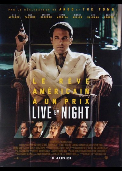 LIVE BY NIGHT movie poster