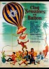 affiche du film CINQ SEMAINES EN BALLON