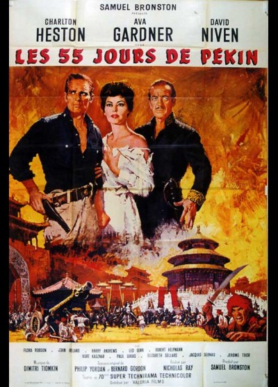 55 DAYS AT PEKING movie poster