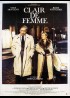 CLAIR DE FEMME movie poster