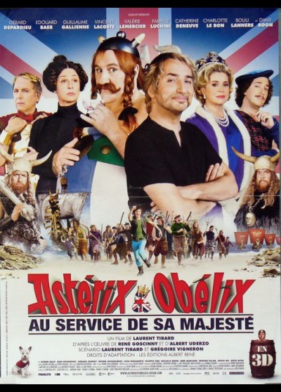 affiche du film ASTERIX ET OBELIX AU SERVICE DE SA MAJESTE