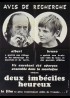 DEUX IMBECILES HEUREUX movie poster