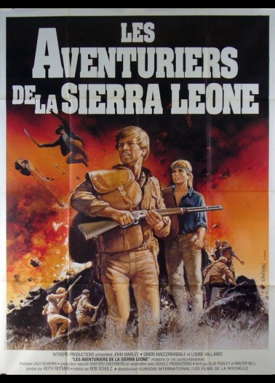 affiche du film AVENTURIERS DE LA SIERRA LEONE (LES)
