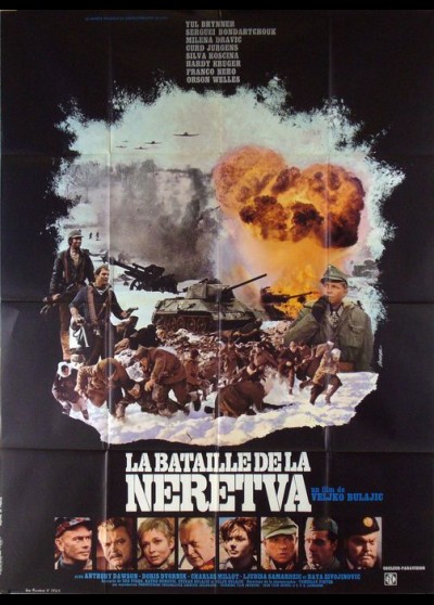 affiche du film BATAILLE DE LA NERETVA (LA)