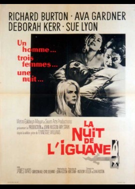 NIGHT OF THE IGUANA (THE) movie poster