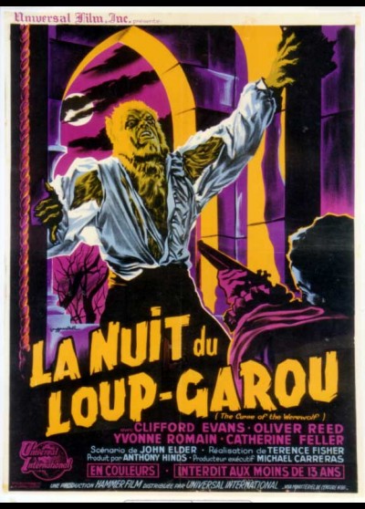 CURSE OF THE WEREWOLF movie poster
