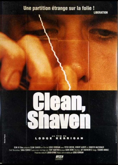 CLEAN SHAVEN movie poster