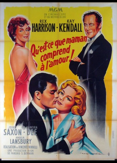 affiche du film QU'EST CE QUE MAMAN COMPREND A L'AMOUR