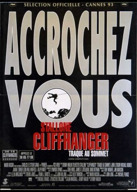 CLIFFHANGER movie poster