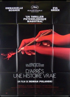 affiche du film D'APRES UNE HISTOIRE VRAIE