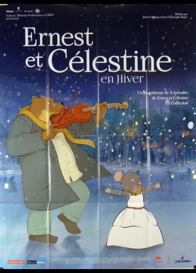 affiche du film ERNEST ET CELESTINE EN HIVER