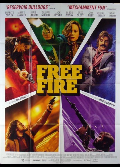 FREE FIRE movie poster