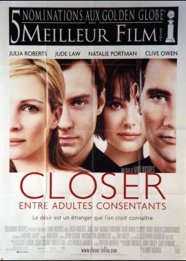 affiche du film CLOSER ENTRE ADULTES CONSENTANTS