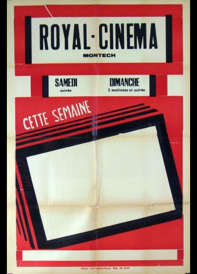 affiche du film ROYAL CINEMA