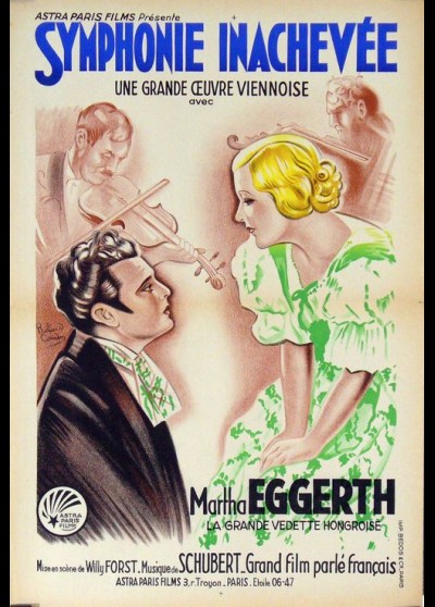 affiche du film SYMPHONIE INACHEVEE