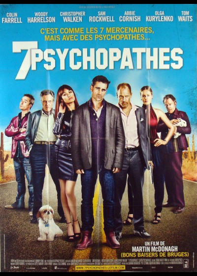 SEVEN PSYCHOPATHS movie poster