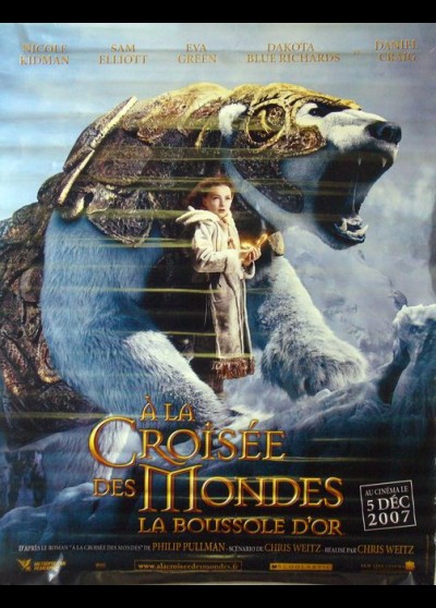 affiche du film A LA CROISEE DES MONDES LA BOUSSOLE D'OR