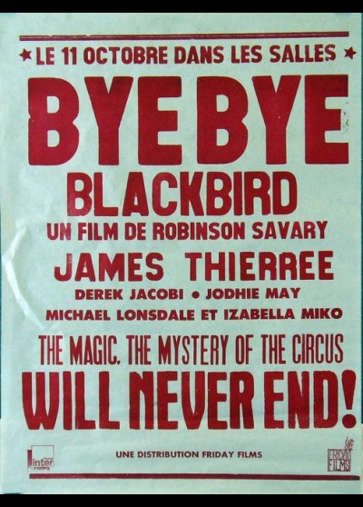 BYE BYE BLACKBIRD movie poster
