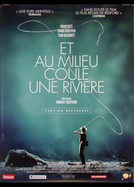 affiche du film ET AU MILIEU COULE UNE RIVIERE