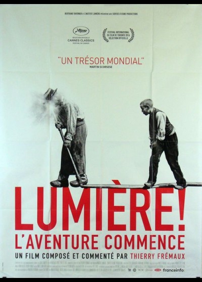 affiche du film LUMIERE L'AVENTURE COMMENCE