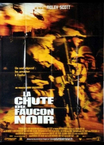 affiche du film CHUTE DU FAUCON NOIR (LA)