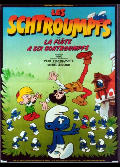 affiche du film FLUTE A SIX SCHTROUMPFS (LA)