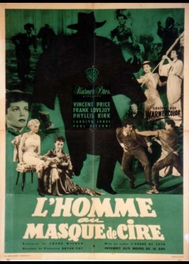 affiche du film HOMME AU MASQUE DE CIRE (L')