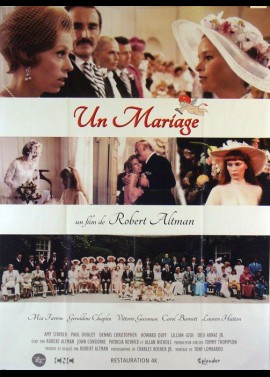 A WEDDING movie poster
