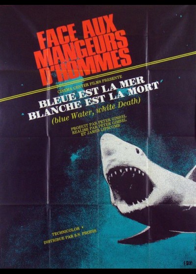 affiche du film BLEUE EST LA MER BLANCHE EST LA MORT