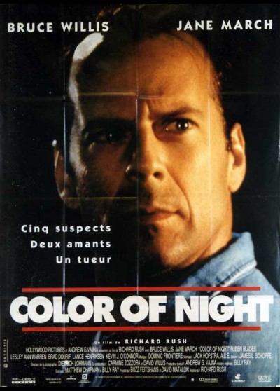 COLOR OF NIGHT movie poster
