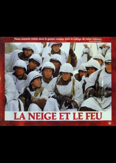 affiche du film NEIGE ET LE FEU (LA)