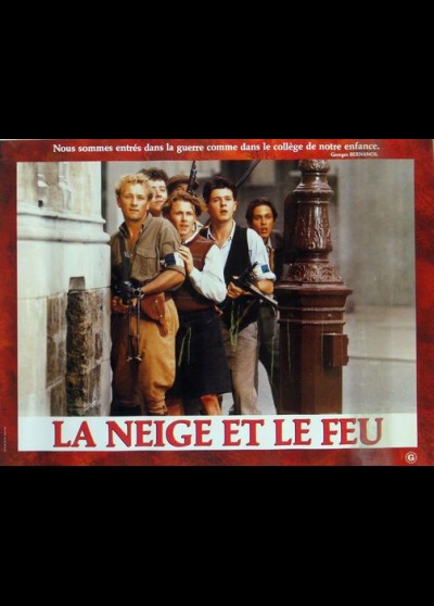 affiche du film NEIGE ET LE FEU (LA)