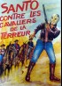 affiche du film SANTO CONTRE LES CAVALIERS DE LA TERREUR
