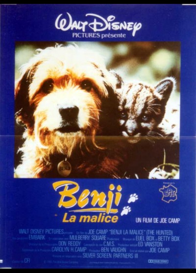 affiche du film BENJI LA MALICE