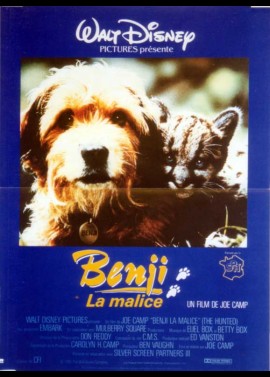 affiche du film BENJI LA MALICE